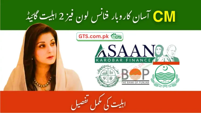 CM Asaan Karobar Finance Loan Phase 2 Eligibility