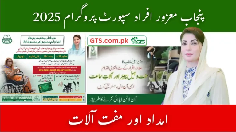 Punjab Disabled Support Program 2025