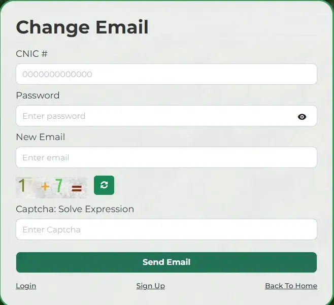 Update Registered Email PAVE Program 2025