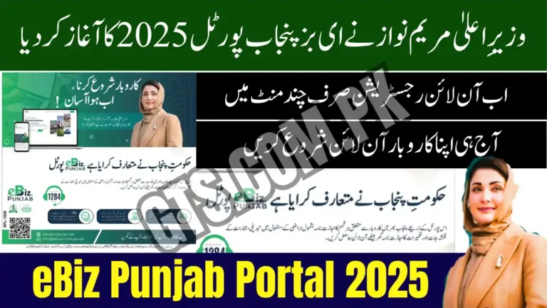 CM Maryam Nawaz Launches eBiz Punjab Portal 2025