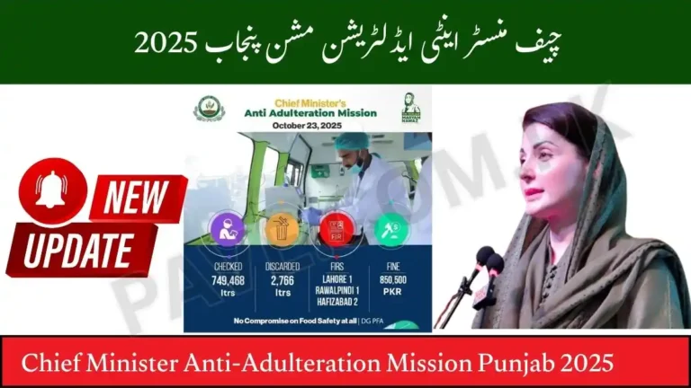 Chief Minister Anti-Adulteration Mission Punjab 2025 FIRs, Checks & Discards