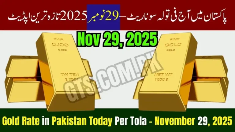 Gold Rate in Pakistan Today