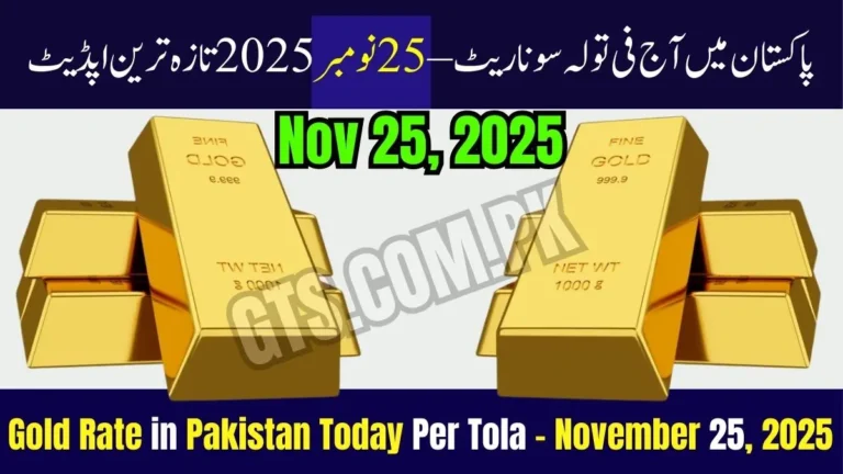 Gold Rate in Pakistan Today