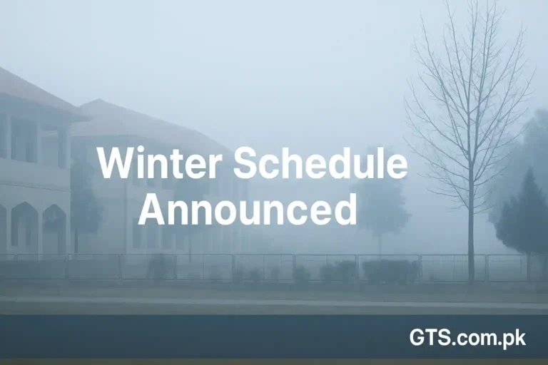 Islamabad Schools and Colleges Get New Winter Schedule