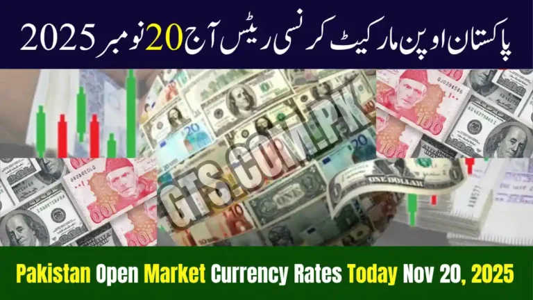 Latest Pakistan Open Market Currency Rates Today Nov 20, 2025