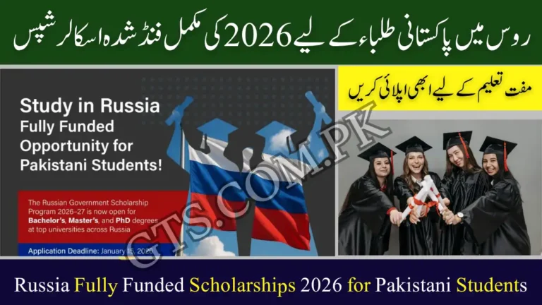 Russia Fully Funded Scholarships 2026 for Pakistani Students