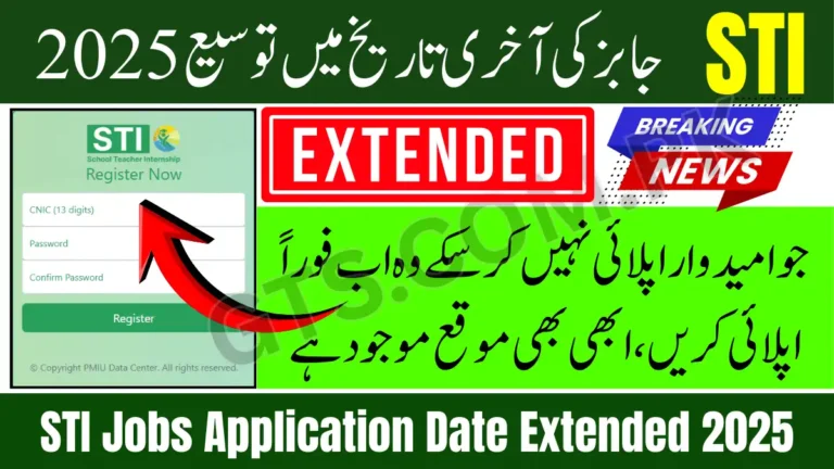 STI Jobs Application Date Extended 2025