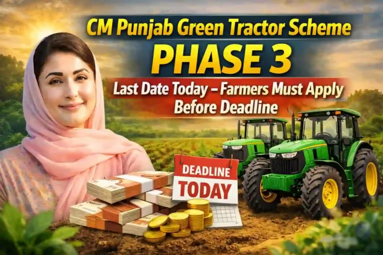 CM Punjab Green Tractor Scheme Phase 3 Last Date Today