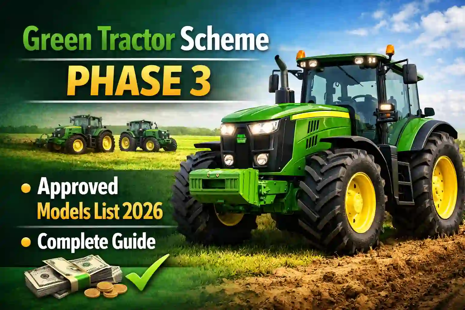 Green Tractor Scheme Phase 3 Approved Tractor Models List 2026