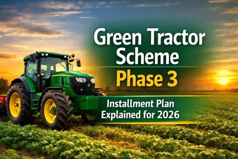 Green Tractor Scheme Phase 3 Installment Plan Explained for 2026