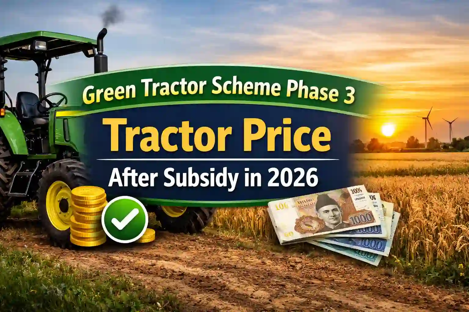 Green Tractor Scheme Phase 3 Tractor Price After Subsidy in 2026