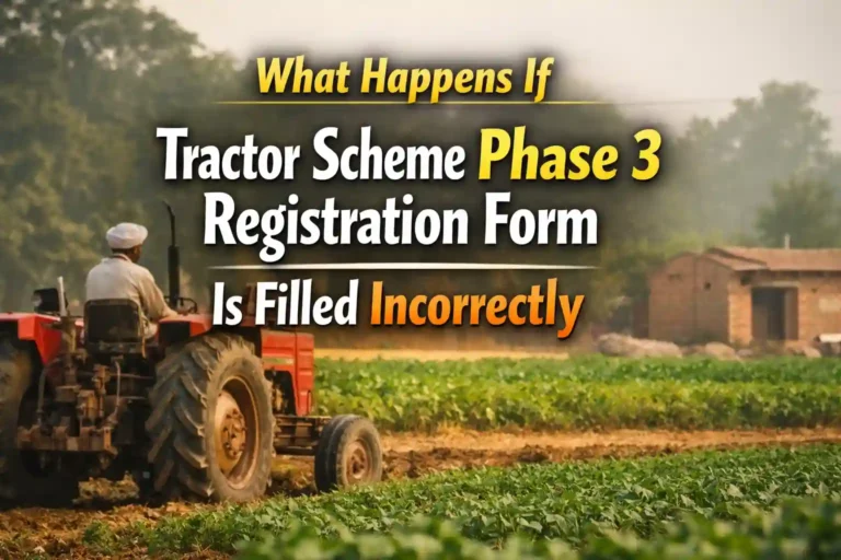 Green Tractor Scheme Phase 3 Wrong Registration Form