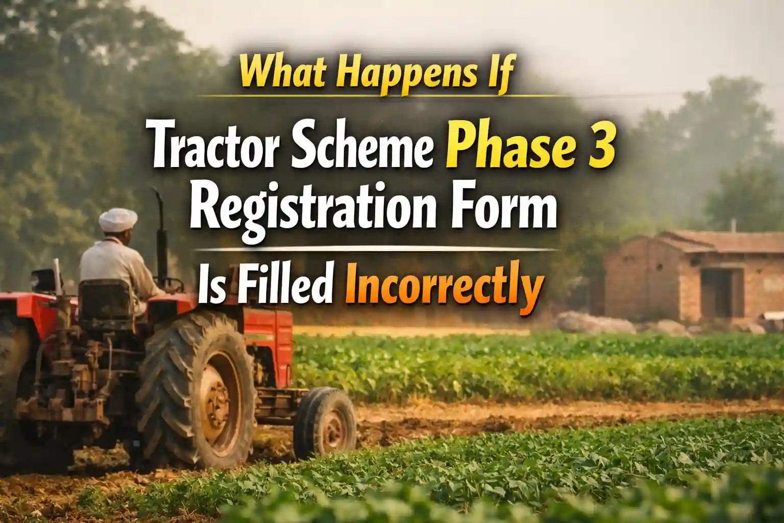 Green Tractor Scheme Phase 3 Wrong Registration Form