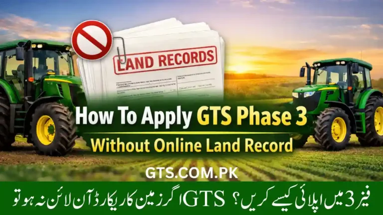 How To Apply GTS Phase 3 If Your Land Record Is Not Online