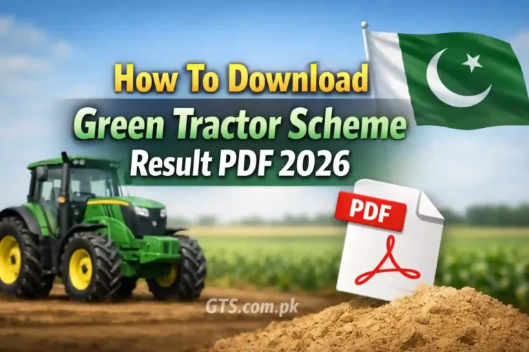 How To Download Green Tractor Scheme Result PDF 2026