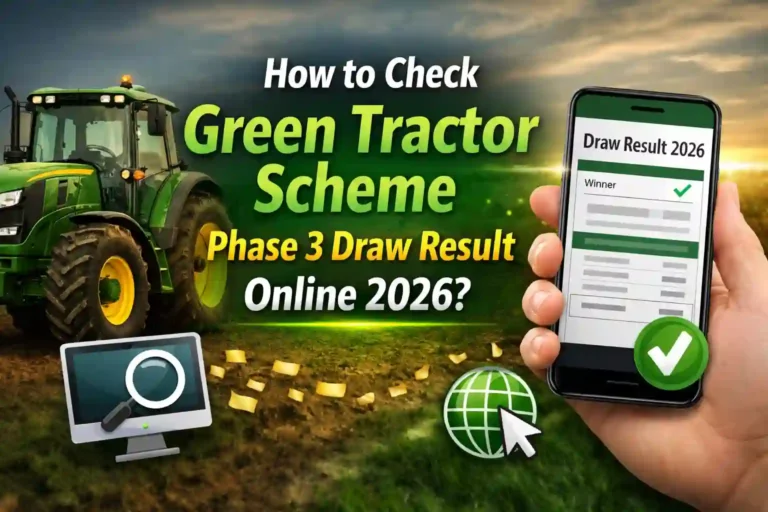 How to Check Green Tractor Scheme Phase 3 Draw Result Online 2026