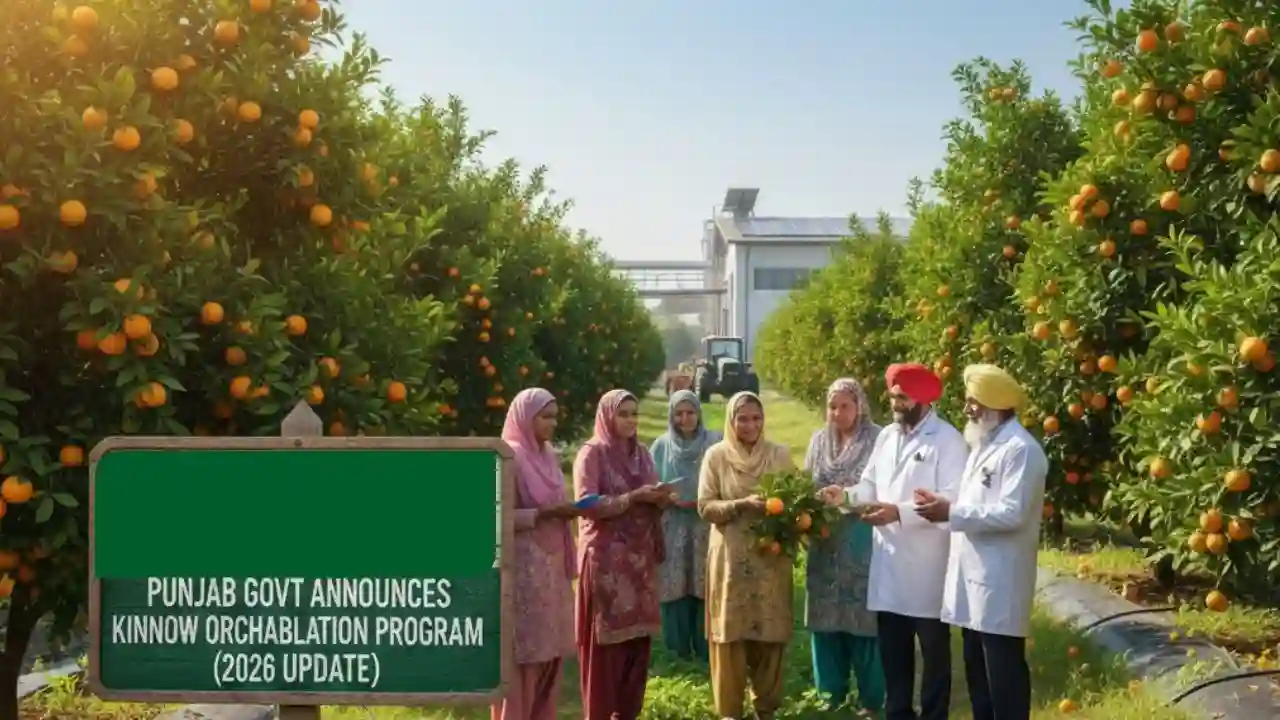 Punjab Govt Announces Kinu Orchards Rehabilitation Program (2026 Update)