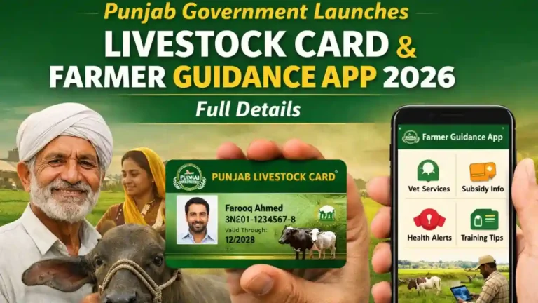 Punjab Govt Launches Digital Livestock Card & Farmer Guidance App