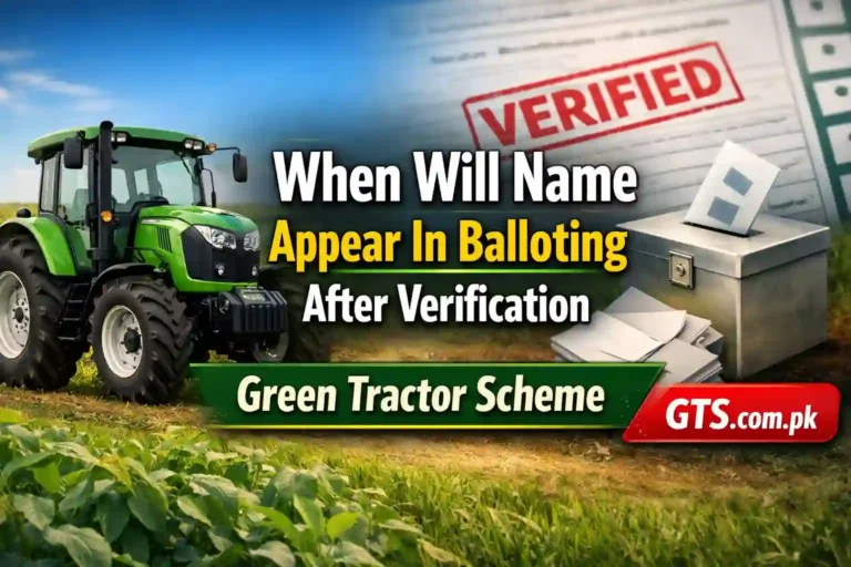 When Will Name Appear In Balloting After Verification Green Tractor Scheme
