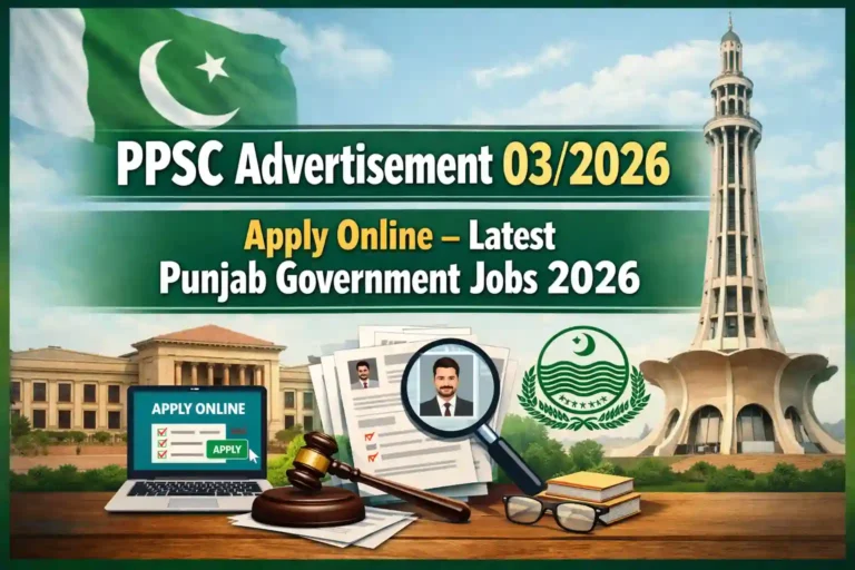 PPSC Advertisement 032026 Apply Online – Latest Punjab Government Jobs 2026