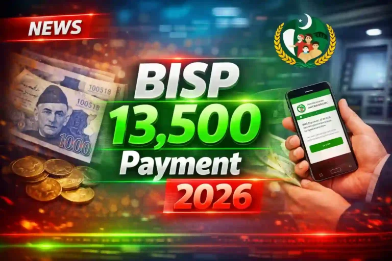 BISP 13500 Payment April 2026 CNIC Check Status Withdrawal