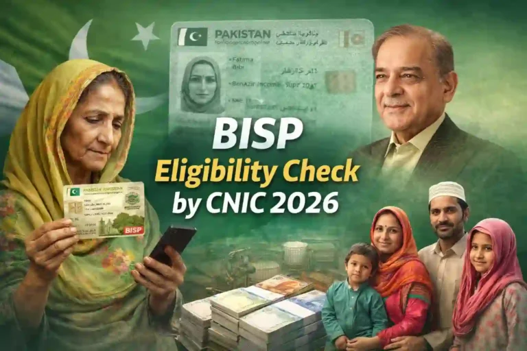 BISP Eligibility Check by CNIC 2026 – Full April Guide