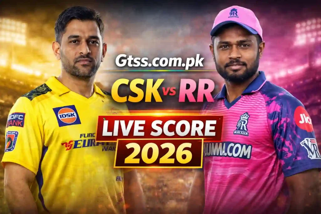 CSK vs RR Live Score 2026