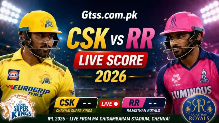 CSK vs RR Live Score 2026
