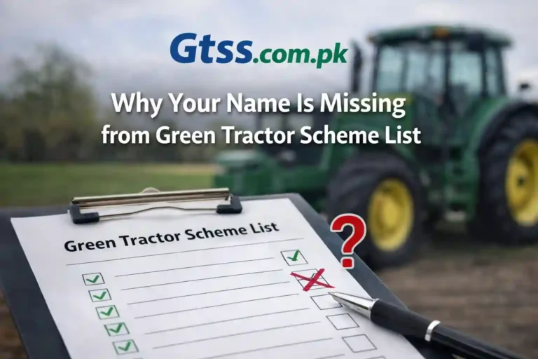 Green Tractor Scheme List