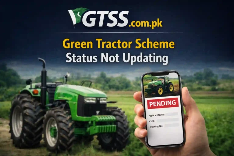 Green Tractor Scheme Status Not Updating