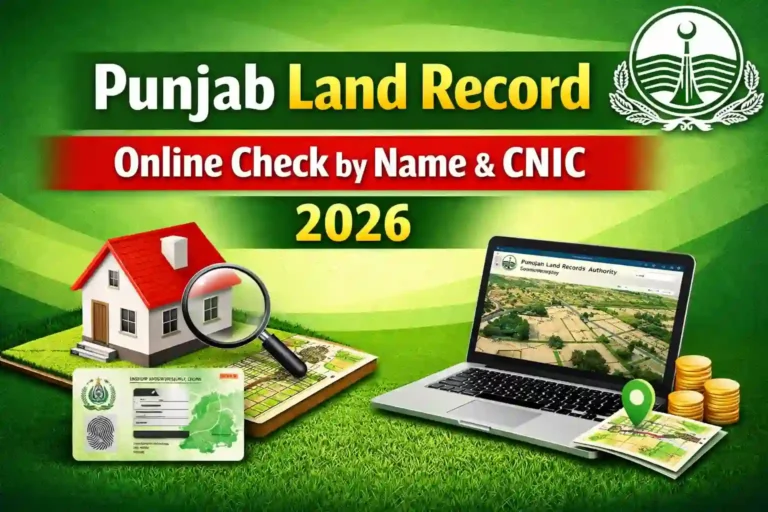 How to Check Punjab Land Record Online by Name?