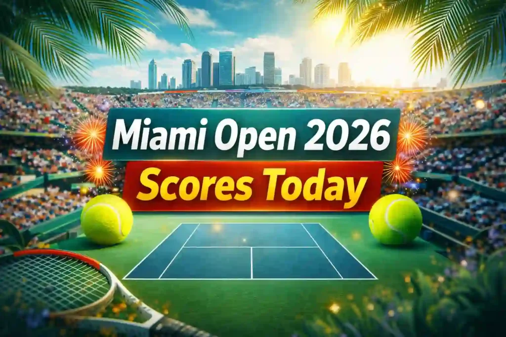 Miami Open 2026 Scores Today – Live Results, Winners & Match Highlights