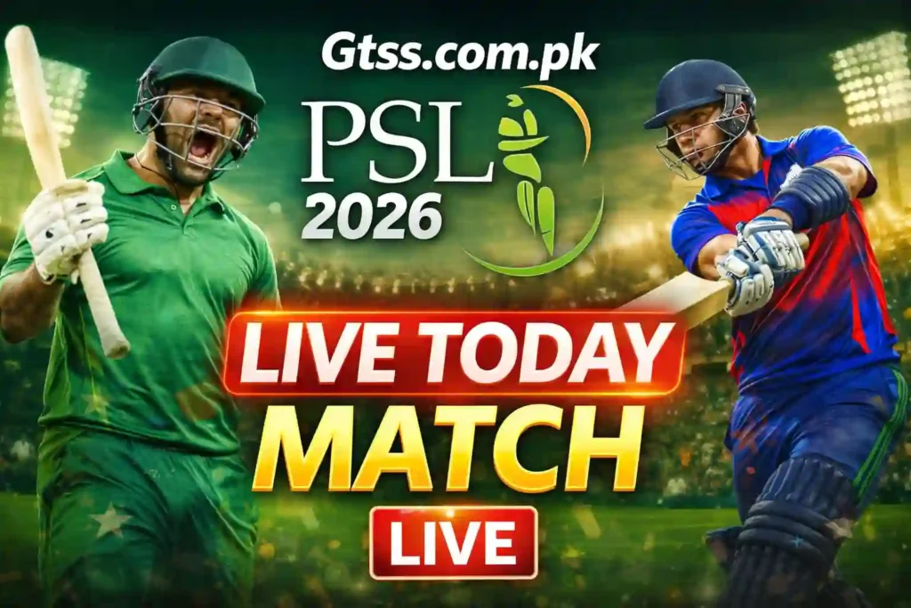 PSL Live Today Match 2026