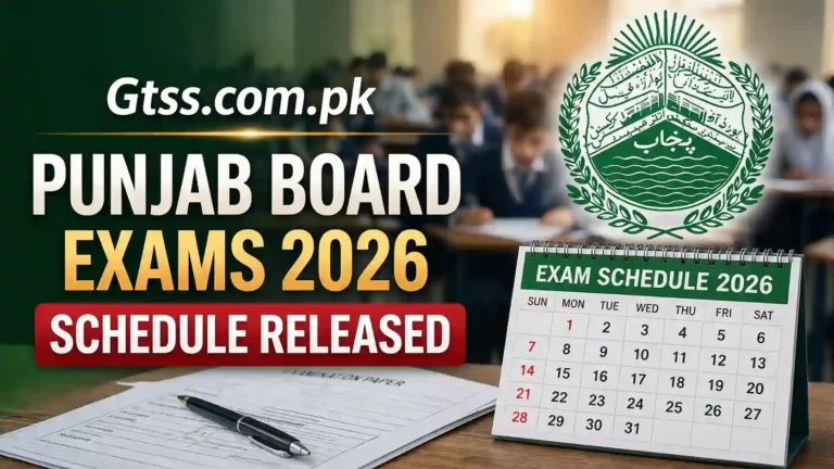 Punjab Board Exams 2026 Schedule Released