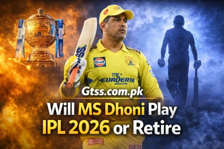 Will MS Dhoni Play IPL 2026 or Retire