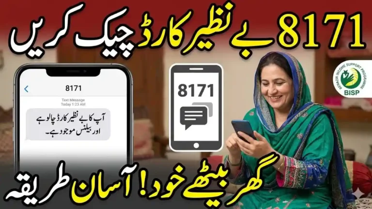 8171 Check Online CNIC 2026 – Verify BISP Payment Status Today