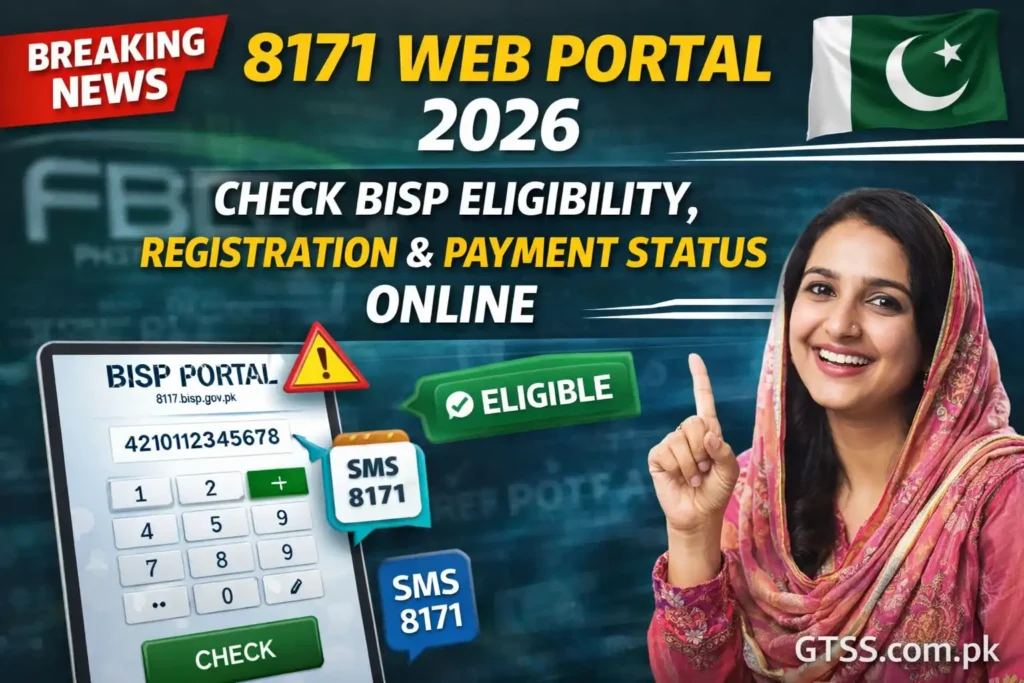 8171 Web Portal 2026 – Check BISP Eligibility, Registration & Payment Status Online