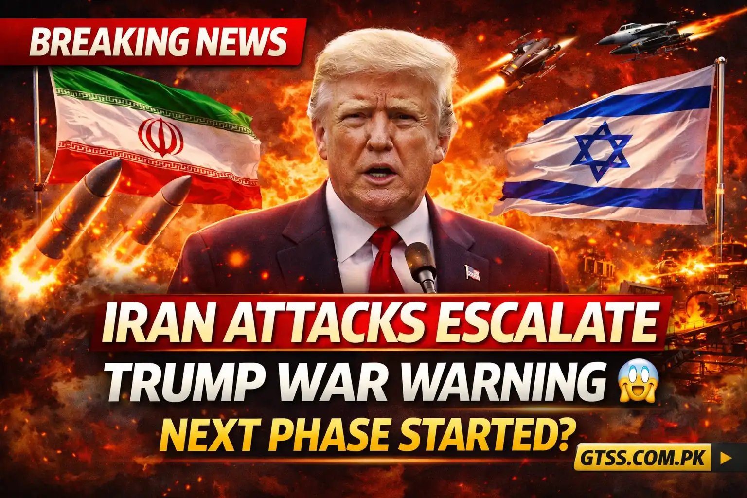 Breaking News Iran Attacks Escalate as Trump Speech Signals Next Phase