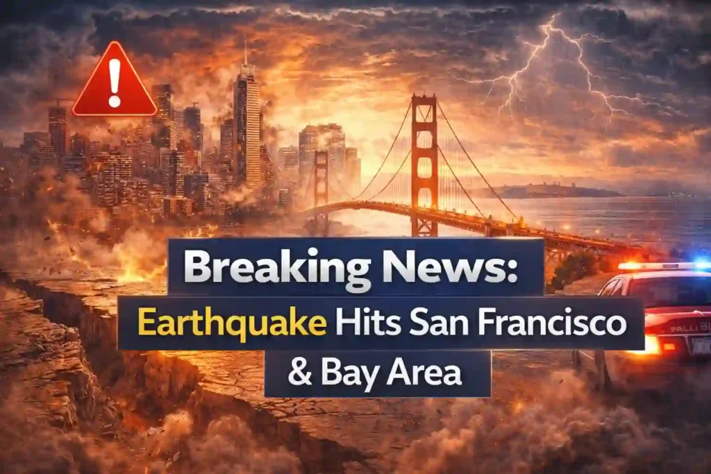 Earthquake Today Just Now: San Francisco & Bay Area Feel Strong Tremors