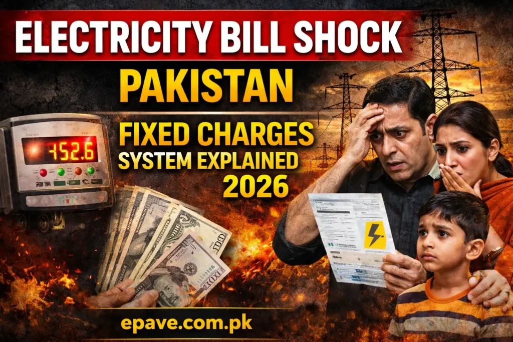 Electricity Bill Shock Pakistan – Fixed Charges System Explained 2026