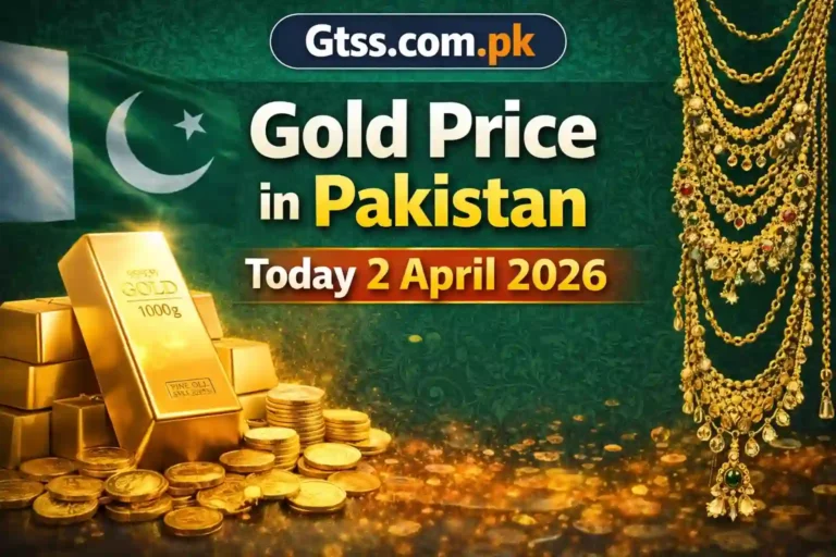 Gold Price in Pakistan Today 2 April 2026 – Latest Rate per Tola
