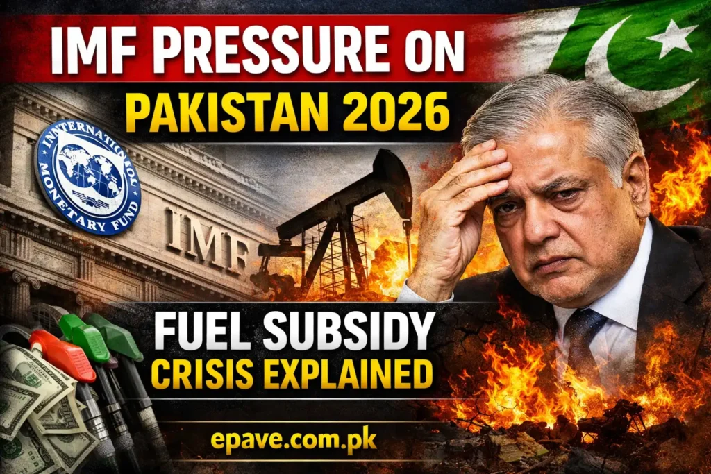 IMF Pressure on Pakistan 2026 – Fuel Subsidy Crisis Explained