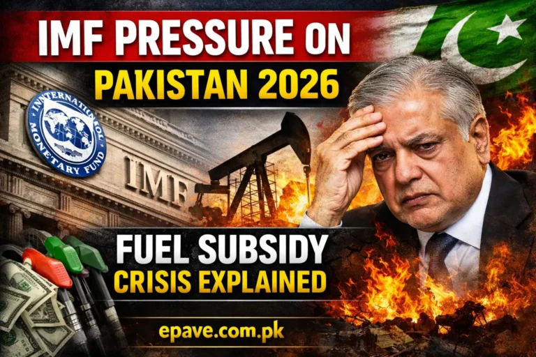 IMF Pressure on Pakistan 2026 – Fuel Subsidy Crisis Explained