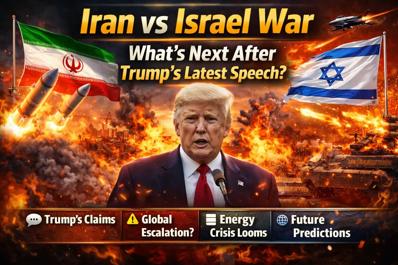 Iran vs Israel War What’s Next After Trump’s Latest Speech