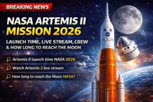 NASA Artemis II Mission 2026 Launch Time, Live Stream, Crew & How Long to Reach the Moon