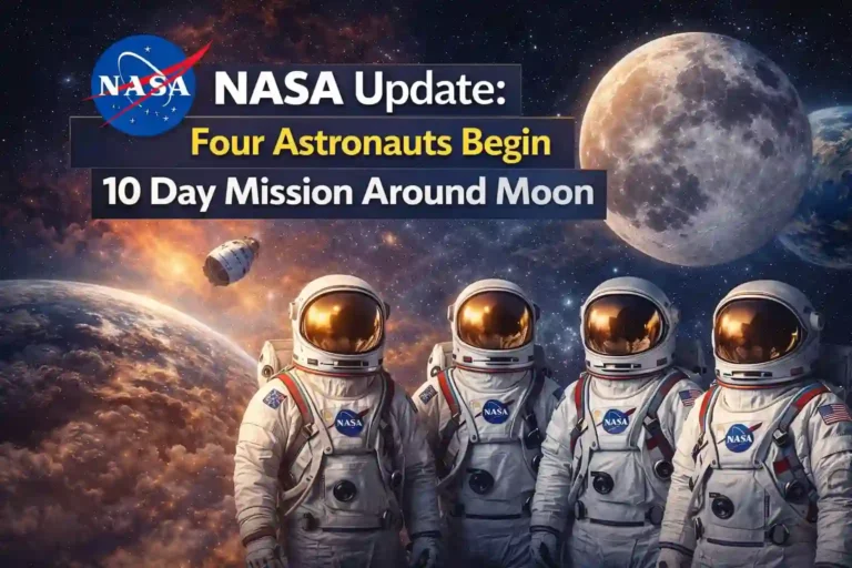NASA Update: Four Astronauts Begin 10 Day Mission Around Moon
