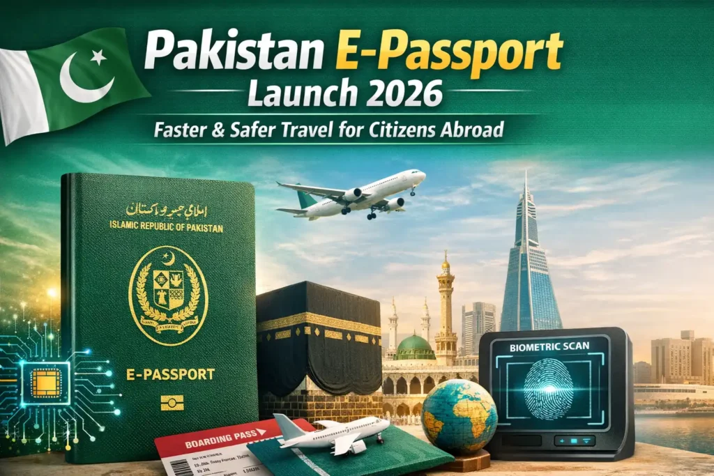 Pakistan E-Passport Launch 2026 – Faster & Safer Travel for Citizens Abroad