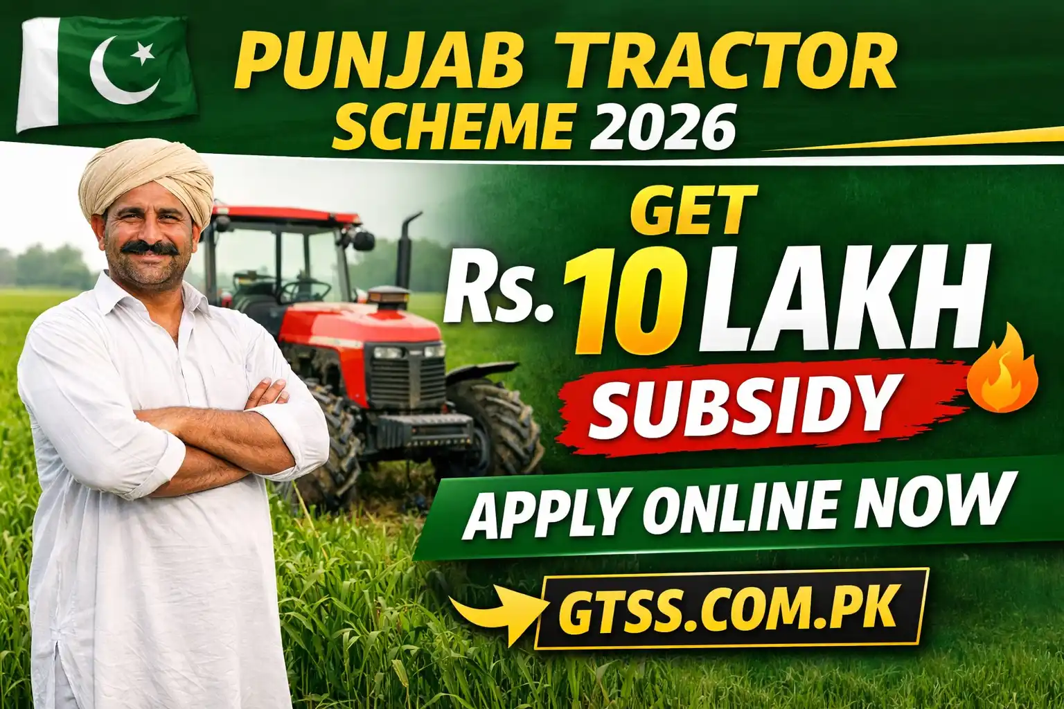 Punjab Govt Tractor Subsidy Scheme 2026 – Online Apply & Full Details