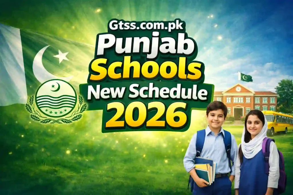 Punjab Schools New Schedule 2026