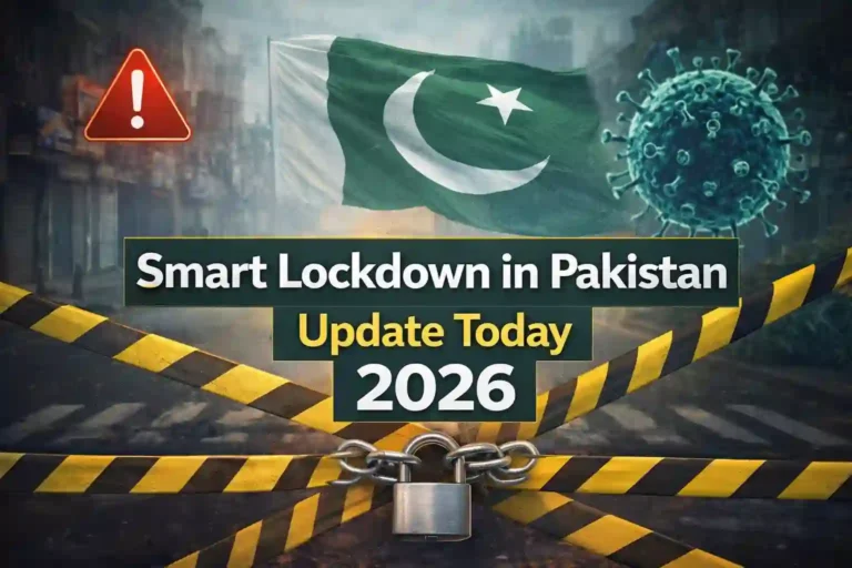 Smart Lockdown in Pakistan Update Today 2026